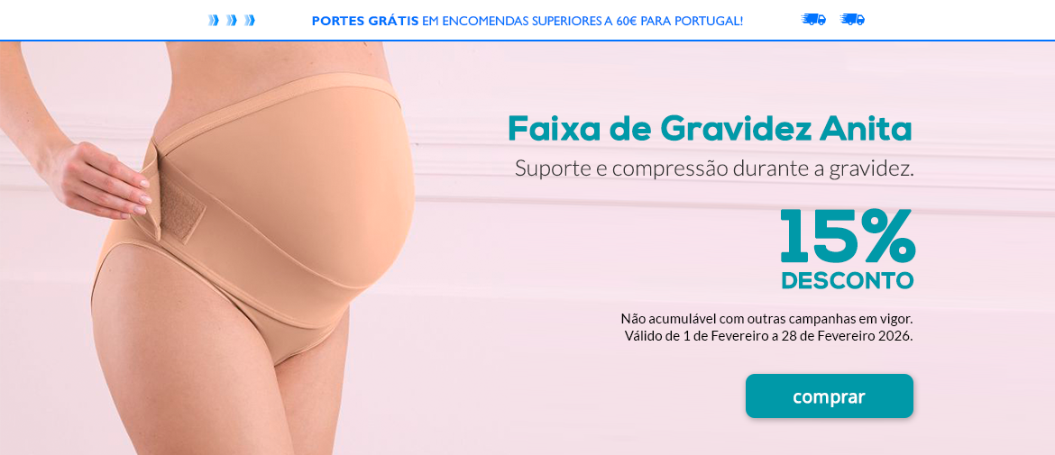 Faixa de Gravidez Anita 15%