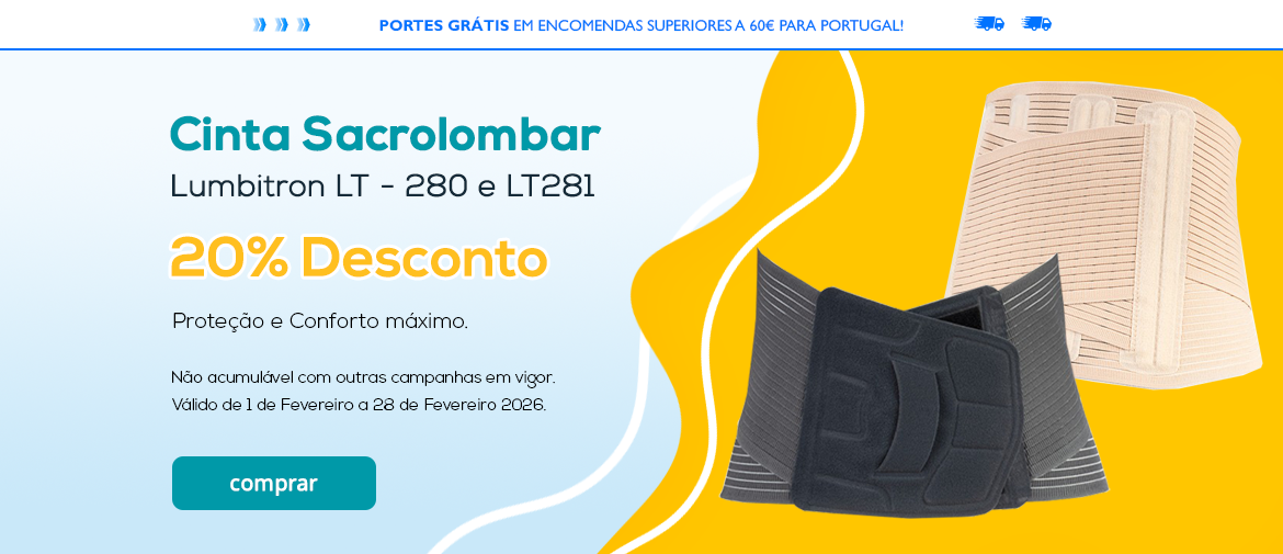 Faixa Sacrolombar 20%