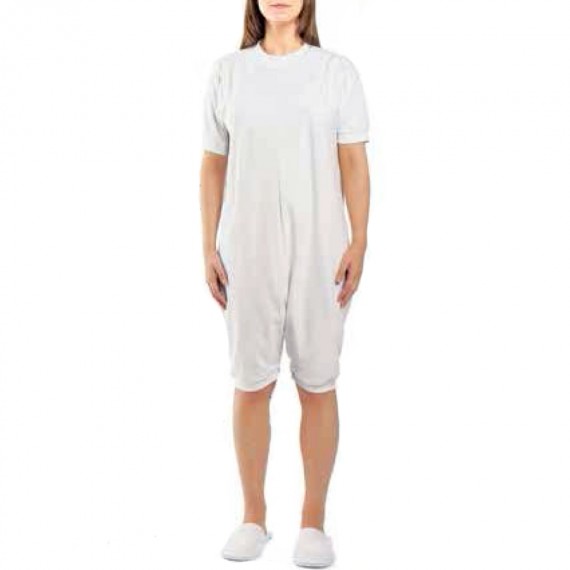 Pijama Geriátrico Para Incontinentes Curto