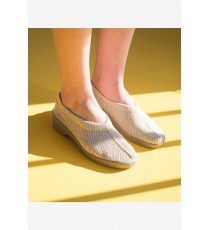 Sapato New Sec Bege Semi Ortopédico