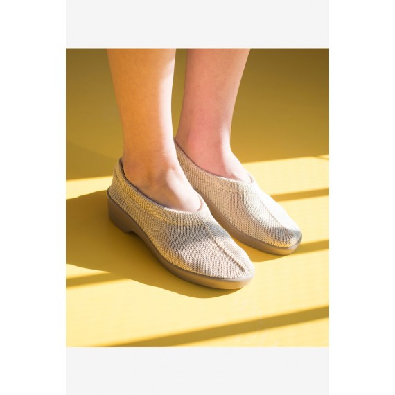 Sapato New Sec Bege Semi Ortopédico