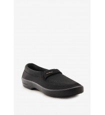 Sapato City Preto Semi Ortopédico 