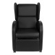 Sofá Reclinável Manual com Rodas - Preto