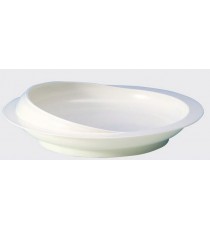 Prato aderente com rebordo