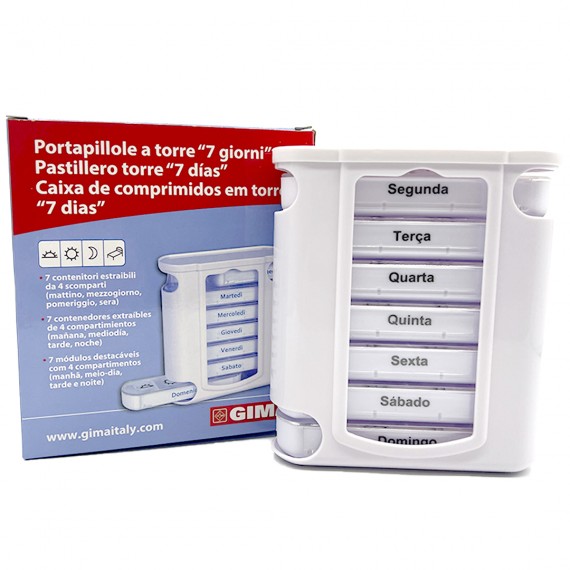 Caixa De Comprimidos Em Torre Gima