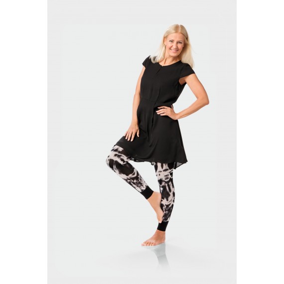 Legging de compressão Juzo Soft Batik - Fundo Branco