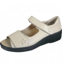 Sandália Para Diabético Madra Ortomedical Bege