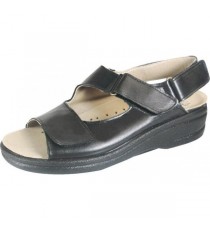 Sandália Para Diabético Merinda Ortomedical Preto