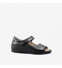 Sandália Para Diabético Madra Ortomedical Preto